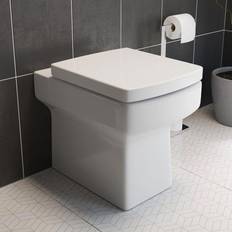 Toilets Affine Back to Wall Toilet BTW Bathroom Modern Pan Square Cloakroom Soft Close Seat