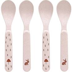 Rosa Kinderbestecke Lässig Spoon Set PP/Cellulose Little Rabbit