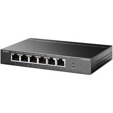 4 port poe TP-Link 6 Port Fast Ethernet PoE Switch 4 PoE+ 67W