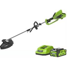 Greenworks GD40BCK2 Cordless 40v Top Mount Line Trimmer 35cm/14in with Battery