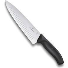 Kitchen Knives Victorinox Swiss Classic Black Fluted Carving Knife