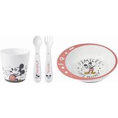 Nuk Baby servies Nuk Eetset Disney Mickey Mouse vanaf 9 maanden Rood