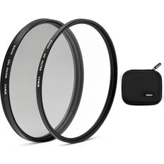 Koah 95mm Circular Polarizing and UV Protective Lens Filter Bundle