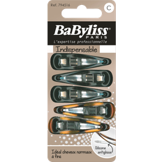 Musta Hiusklipsit Babyliss Hiusklipsi Anti-Glide Set of 5