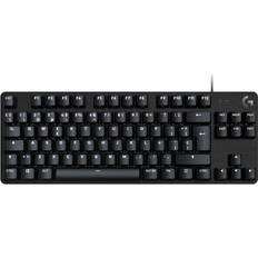 Logitech Sans pavé numérique (TKL) Claviers Logitech G413 TKL SE 920-010559 Filaire Mécanique QWERTY Noir