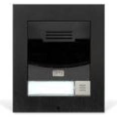 Fastnettelefoner 2N 2N IP Solo IP-intercomstation kabling 10/100 Ethernet sort