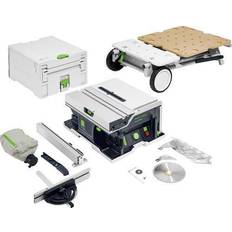 Parallellanslag Bordcirkelsågar Festool CSC SYS 50 EBI-Basic-Set (2x4 Ah)