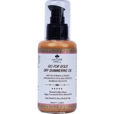 Golden Dry Shimmering Oil For Face, Body Body Shimmer