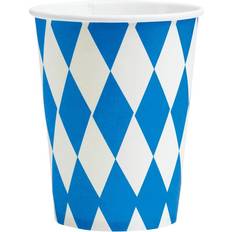 Oktoberfest Tallerkener, Glas & Bestik Amscan Oktoberfest papkopper, 266ml 8stk