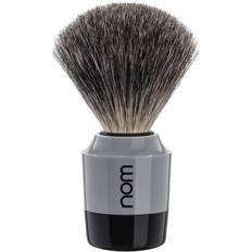 Musta Partakarvat Nom MARTEN shaving brush Pure Badger Grey