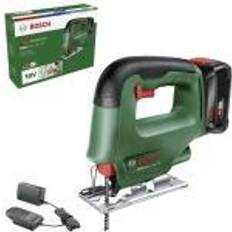 Bosch Sierras eléctricas Bosch Home and Garden EasySaw 18V-70 Batteridrevet stiksav inkl. batteri, Inkl. oplader 18 V 2.0 Ah