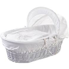 White Bassinetts Kinder Valley Teddy Wash Day Moses Basket With