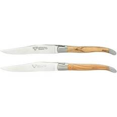 Laguiole 2 delar Oliv, rostfri matt