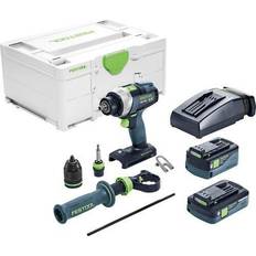 Tdc 18 4 Festool Akku bore-/skruemaskine TDC 18/4 5,0/4,0 I-Plus QUADRIVE