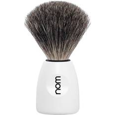 Vit Rakborstar Nom LASSE Shaving Brush Pure Badger White