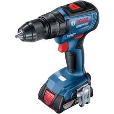 Bosch slagskruvdragare Bosch Slagskruvdragare borr GSB 18V-50 Professional; 2x2,0 Ah batt