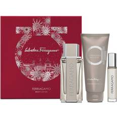 Ferragamo Mies lahjarasiat Ferragamo Perfume Set Bright Leather 3 Pieces