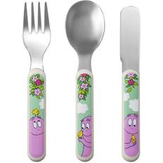 Naturel Couverts pour Enfants Barbapapa Set de 3 couverts New