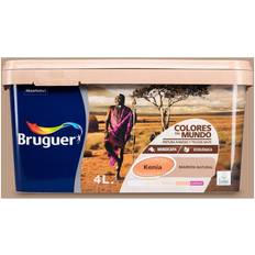 Marrón Pinturas Maling Bruguer Kenia 4 L Naturlig brun