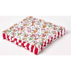 Textiles Homescapes Owl Chair Cushions Red