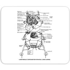 Lunar Schematic Mouse Mat