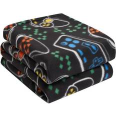 Blankets Dreamscene Soft Gaming Fleece Blankets Black