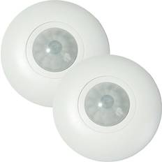 Loops 2x Outdoor Bathroom PIR Occupancy Sensor Automatic Timer Reset Light Switch