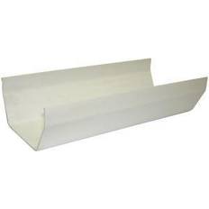 FloPlast White FloPlast 114mm Square Line Gutter