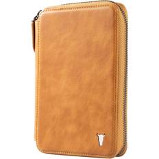 Portafogli da viaggio Tan TORRO Solo Leather Travel Wallet