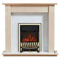 Focal Point Horizon Kingswood Brass Effect Fire Suite