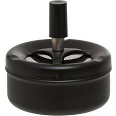 Ashtrays Premier Housewares Matte Black Spinning Ashtray