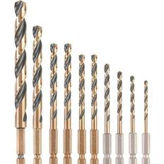 Dewalt Black & Gold Hex Drill Bit Set 10 Piece