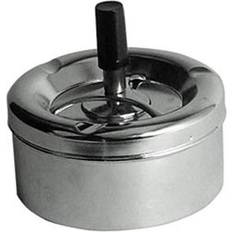 Ashtrays Premier Housewares Chrome Effect Medium Spinning Ashtray