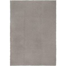 Alfombras vidaXL Alfombra Rectangular Algodón Gris 160x230 cm - Antracita Gris cm