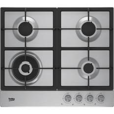 Silver Built in Hobs Beko HQAW 64225 SX