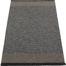 Pappelina Edit Tapis 70 x 120 cm Black / Charcoal / Granit Metallic Noir