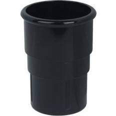 Gutter FloPlast Black FloPlast 50mm MiniFlo Downpipe Pipe Socket