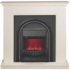 Be Modern Electric Fireplaces Be Modern Colville Soft White & Anthracite Fire Suite