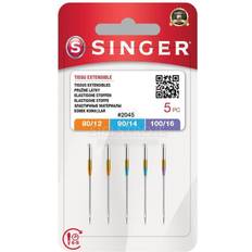 Singer Machines à Coudre Singer needle N2045S -12/80-14/90-16/100 blister 5pcs stretch