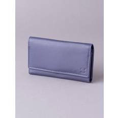 Purple Wallets Large Leather Purse