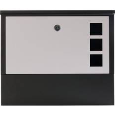 Arebos Modern Design Letterbox Graphite Anthracite Post Box