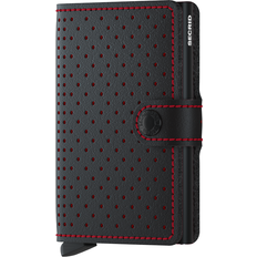 Secrid Miniwallet Perforated Wallet - Black Red