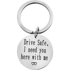Lompakot ja Avaimenperät INF Drive Safe Avaimenper Auton - Hopea