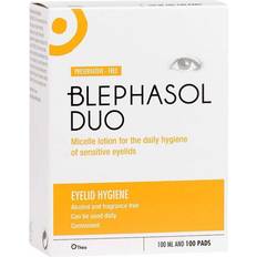 Cotton Pads Théa Duo: 100ml & 100 cotton pads Blepharitis