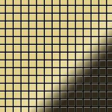 Gold Mosaic tiles Alloy Alloy Mosaic tile metal Brass mill gold 1.6mm thick Mosaic-BM
