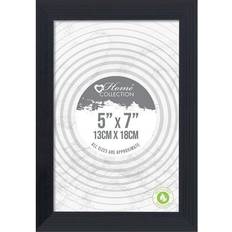 The Home Fusion Company 7" Black Modern Photo Picture Frame 6x4 5x7 8x6 10x8 A4 Photo Frame