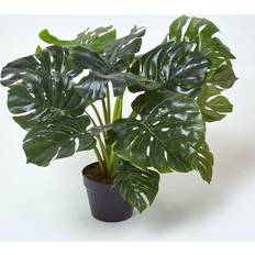 Homescapes Artificial Monstera Plant, Green Artificial Plant