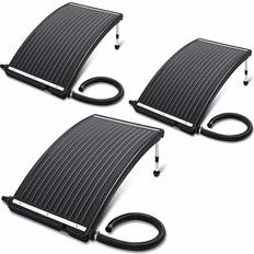 Monzana Solar Pool Heating Panel 3Pcs Set Anthracite 110x69x14cm