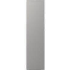 GoodHome Alisma High Gloss Grey Slab Tall Appliance & Larder End Panel (H)2190mm (W)570mm, Pair