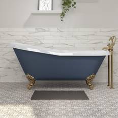 Bathtubs Freestanding Single Ended Roll Top Bath with Feet 1615 Baxenden